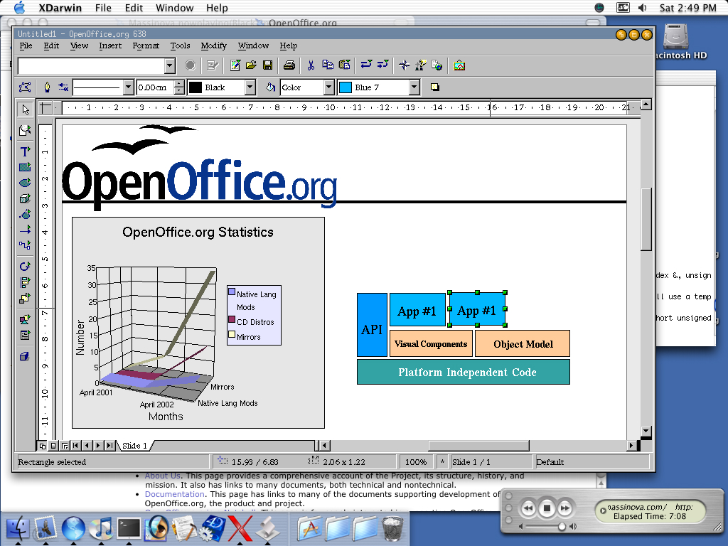 open office or word for mac